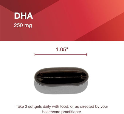 Protocol Pre-Natal Multivitamin with DHA - 250 mg DHA - for Pregnancy & Lactation Support* - with DHA, Calcium, Copper, B12 & Vitamin C - Halal & Dairy Free - 90 Softgels