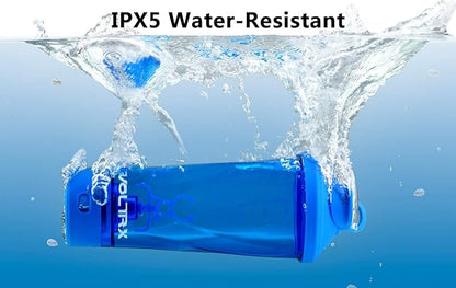 VOLTRX Premium Electric Protein Shaker Bottle, Made with Tritan - BPA Free - 24 oz Vortex Portable Mixer Cup/USB Rechargeable Shaker Cups for Protein Shakes