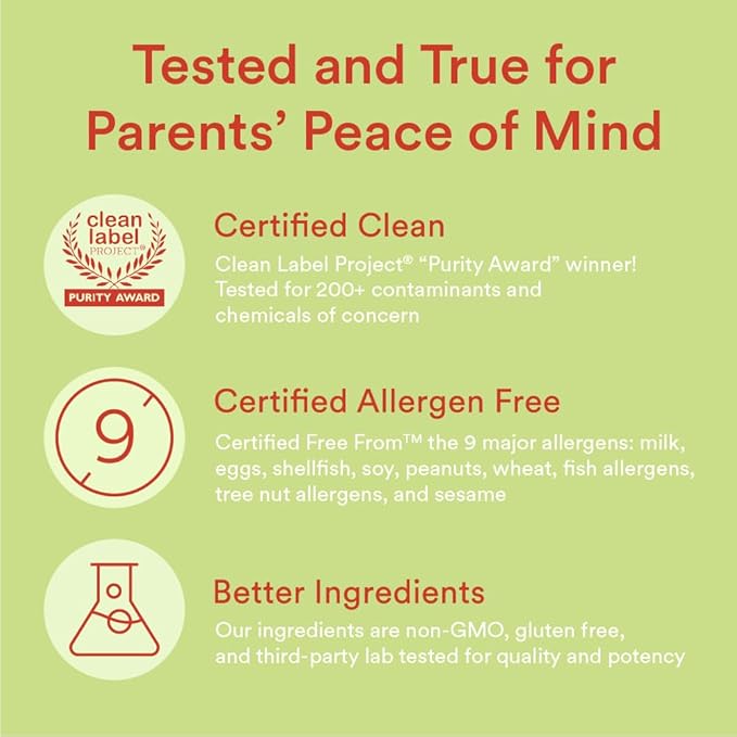 SmartyPants Kids Multivitamin Gummies and Fiber Supplement: Omega 3 Fish Oil (EPA/DHA), Vitamin D3, C, Vitamin B12, B6, Vitamin A, Zinc, Fiber Gummies, Three Fruit Flavors, 90 Count (22 Day Supply)