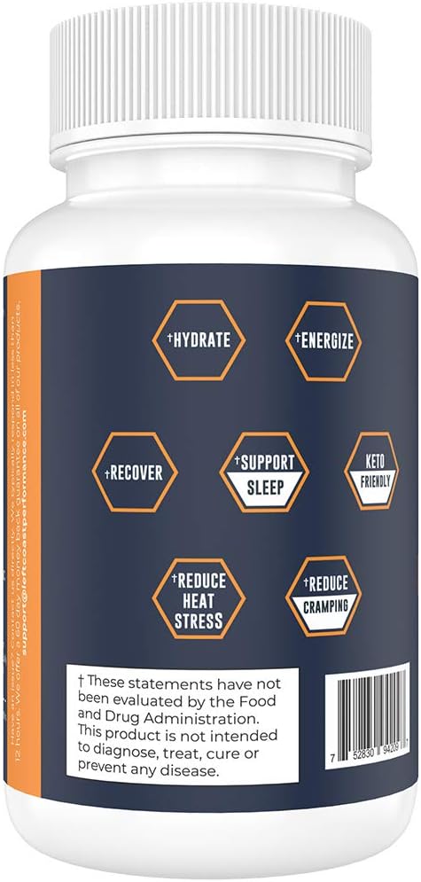 Keto Electrolyte Supplement, 180 Capsules. Electrolyte Pills for Ketogenic Diet. Magnesium, Potassium, Sodium, Calcium. Electrolytes Keto Tablets for Hydration Support* by Left Coast Performance