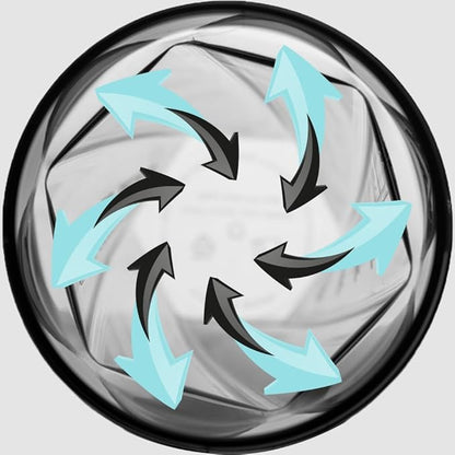 HELIMIX 1.5 Vortex Blender Shaker Bottle Holds Upto 20oz | No Blending Ball or Whisk | USA Made | Portable Pre Workout Whey Protein Drink Shaker Cup | Mixes Cocktails Smoothies Shakes | Top Rack Safe