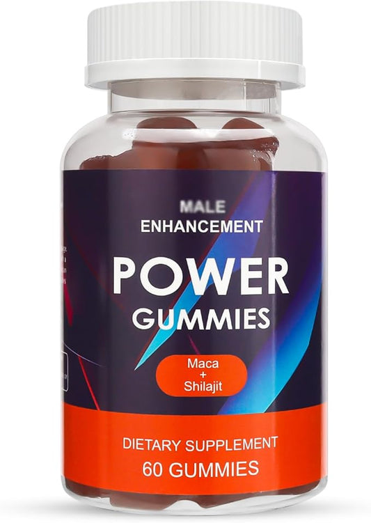 Power Gummies, Power Gummies with Advanced Max Strength Formula 1000MG Chewable Vitamin Supplement - Power Gummies All Natural Ingredients (60pcs)