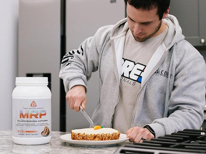 Core Nutritionals Platinum MRP Full Spectrum Meal Replacement, Sustained Release for All Day Amino Acid Support, 27G Protein, 20 Servings (Carrot Cake)
