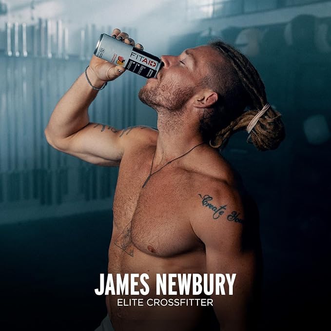 LIFEAID FITAID Post Workout Recovery Drink, Strawberry Lemonade, BCAAs, Glucosamine, Electrolytes, Quercetin, Paleo, Vegan & Gluten-Free, 40 Calories, 12 Fl Oz (Pack of 24)