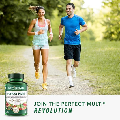 Purity Products Perfect Multi - Multivitamin Packed with Vitamins, Minerals and Phytonutrients - 60 Breakthrough Nutrients - Support for Healthy Immunity, Normal Energy Levels - 120 Capsules (1)