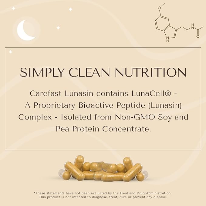 Lunasin│Cellular Health Supplement Vegan Friendly | Cardiovascular Wellness, Triple-Antioxidant Defense, and Epigenetic Support for Optimal Health