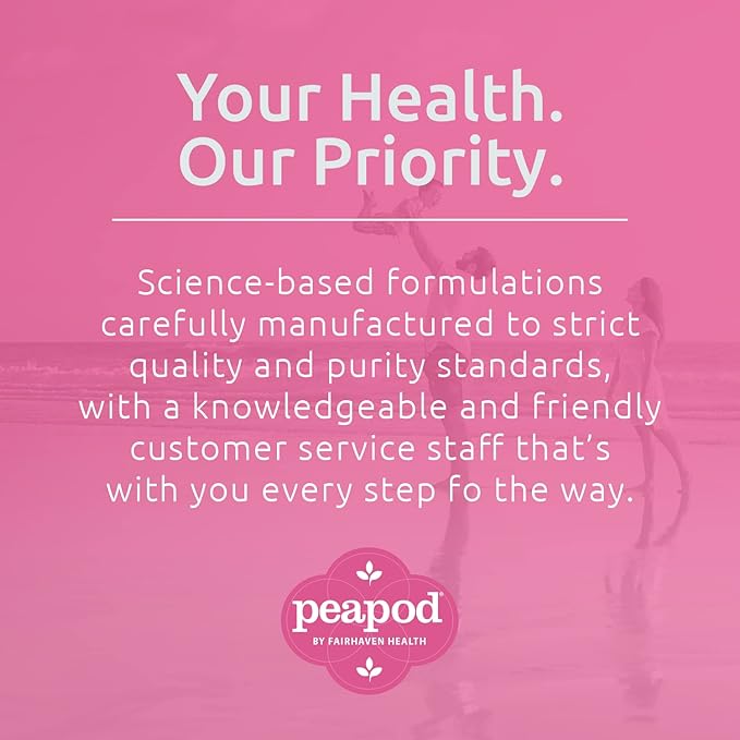 Fairhaven Health Peapod Prenatal Multivitamin - 1 Per Day, Light Vanilla Flavor - Pregnancy Must Haves for Women and Baby Health - Includes Iron, Vitamin C, and Folic Acid - 2 Month Supply