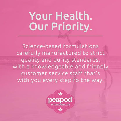 Fairhaven Health Peapod Prenatal Multivitamin - 1 Per Day, Light Vanilla Flavor - Pregnancy Must Haves for Women and Baby Health - Includes Iron, Vitamin C, and Folic Acid - 2 Month Supply