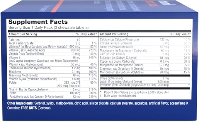 Orthomol Immun Junior C Plus, Kid's Multivitamin, Tangerine Flavor, 30-Day Supply