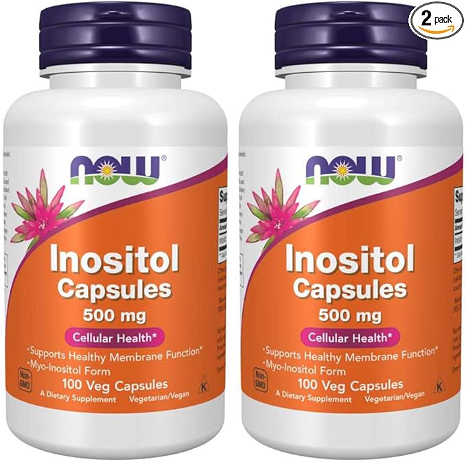 Inositol 500mg 100 Capsules (Pack of 2)