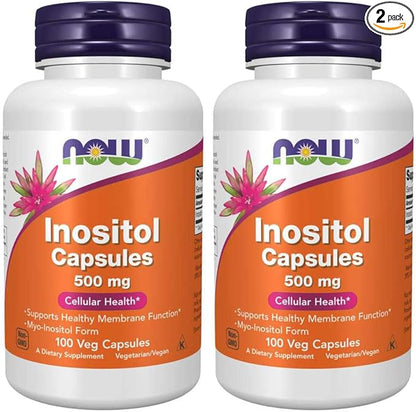 Inositol 500mg 100 Capsules (Pack of 2)
