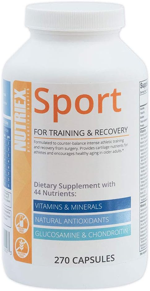 Sport Comprehensive Multivitamin Supplement with Glucosamine & Chondroitin 270 Capsules