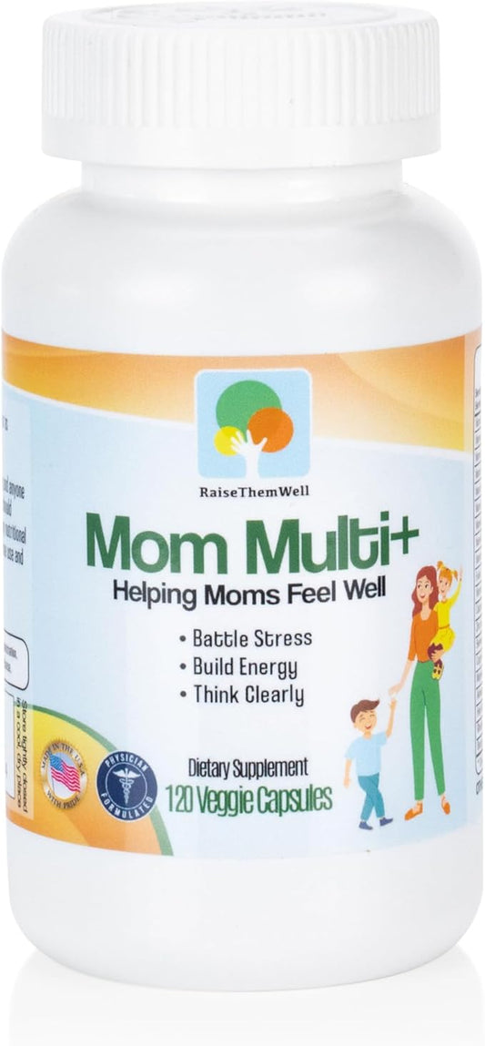 Mom Multi+ Multivitamin for Women | 120 Veggie Capsules