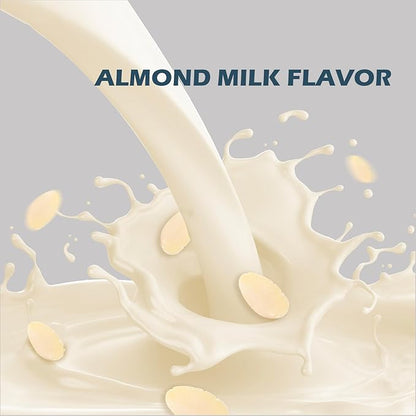 TRYALL Plant Based Pea Protein Powder Isolate (20g of Protein) Travel Sachets (Almond Milk, 10 Packs)