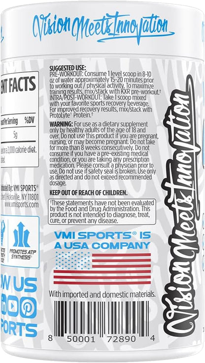 VMI Sports Creatine Monohydrate Unflavored Powder Muscle Mass – Strength – Size – Power | 5 Grams per Serving (500 Grams)