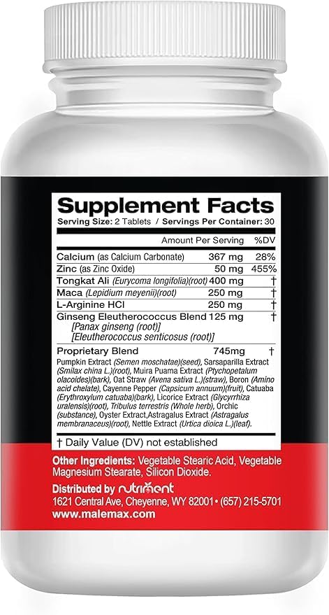 Perform- Male Supplement- Men Add 1-3 Inches Fast- All Natural, Lab Tested for Purity- No Banned Substances- 60 Tablets