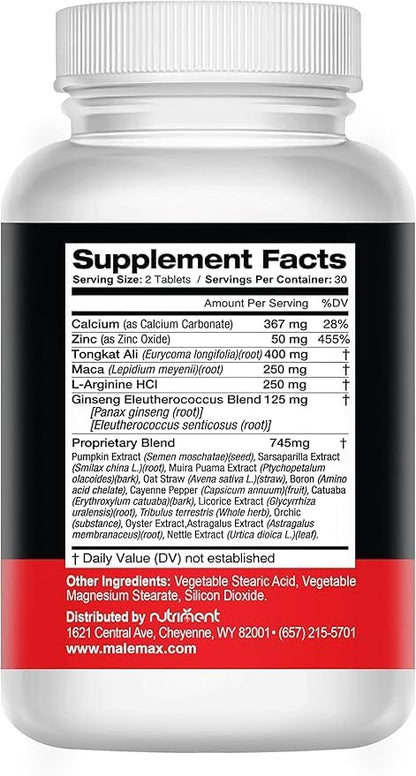 Perform- Male Supplement- Men Add 1-3 Inches Fast- All Natural, Lab Tested for Purity- No Banned Substances- 60 Tablets