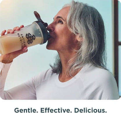 Ancient Nutrition Grass Fed Whey Protein, Vanilla Bean, 23g Protein, 20 Servings, Hydrolyzed Collagen Peptides, Organic Regenerative A2/A2 Milk Protein