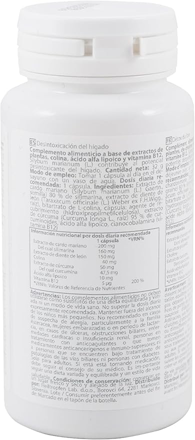 Liver Detox Vegetarian caps | 60 Capsules | Dietary Supplement