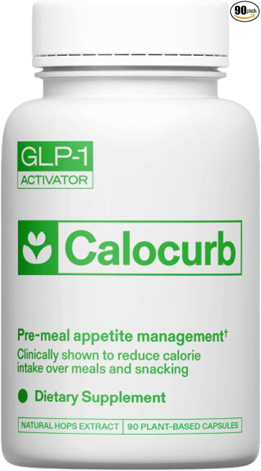 Calorie Control Supplement, 6X Natural GLP-1 Activator, 90 Count (1 Month Average Supply), Plant Based Dietary Supplement, Patented Formula, Manages Appetite, Hunger & Cravings