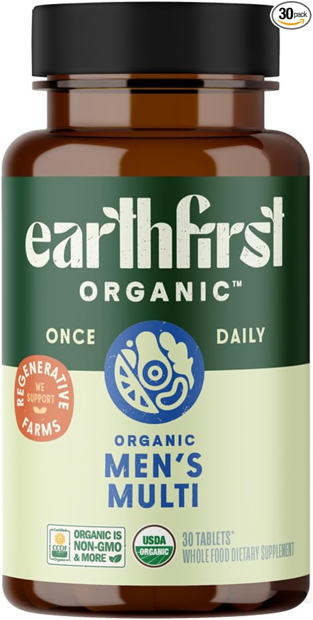 Men’s Multi Once Daily, Men's Multivitamin, 19 Vitamins from Herbs & Superfoods, 30 Count