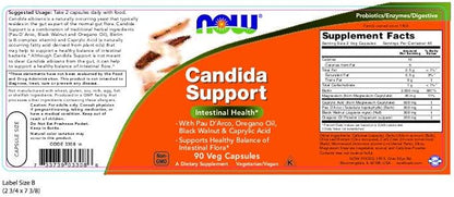 NOW Candida Support, 90 Count (Pack of 2)