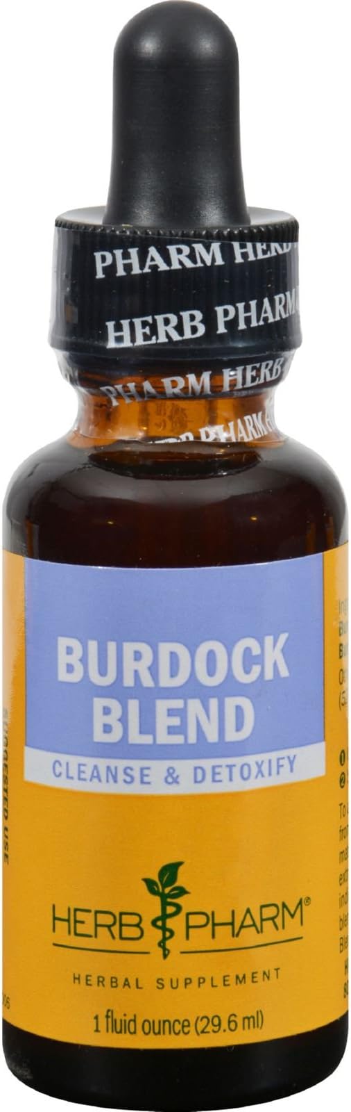 Herb Pharm Burdock Blend Liquid Extract to Support Cleansing & Detoxifying - 1 Ounce (DBURD01)