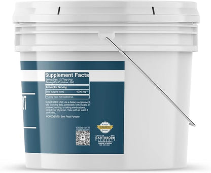 Earthborn Elements Beet Root Powder 1 Gallon Bucket, Pure & Undiluted, Smoothies & Shakes