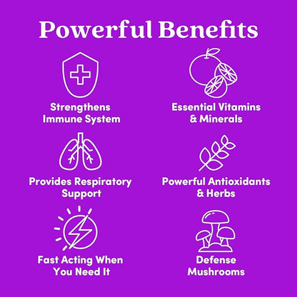 Further Food Ultimate Immune Support Vitamin C, D, E and Zinc + Natural Immunity Booster Multivitamin Herbal Supplement Elderberry & Echinacea, Daily Immune Defense & Antioxidant Support.