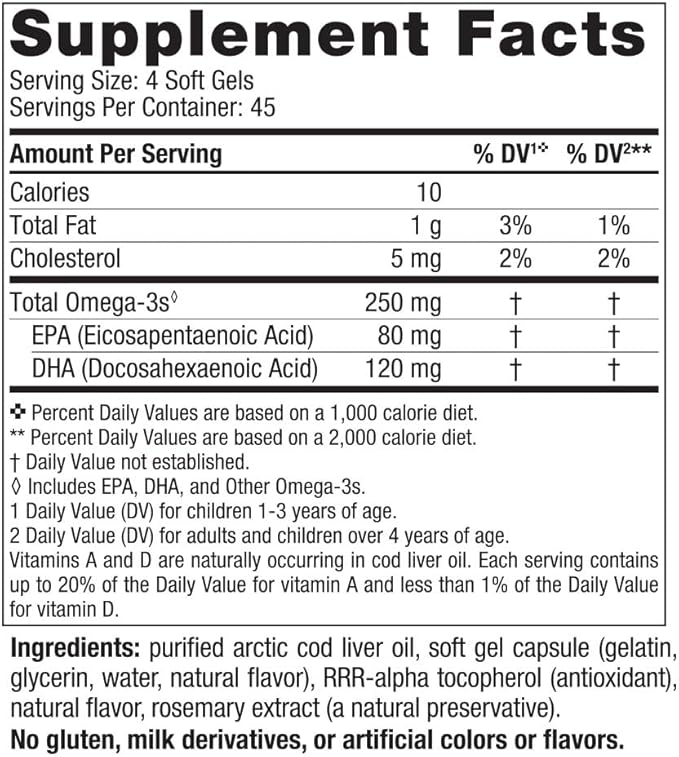 Nordic Naturals Children’s DHA, Strawberry - 180 Mini Chewable Soft Gels for Kids - 250 mg Omega-3 with EPA & DHA - Brain Development & Function - Non-GMO - 45 Servings