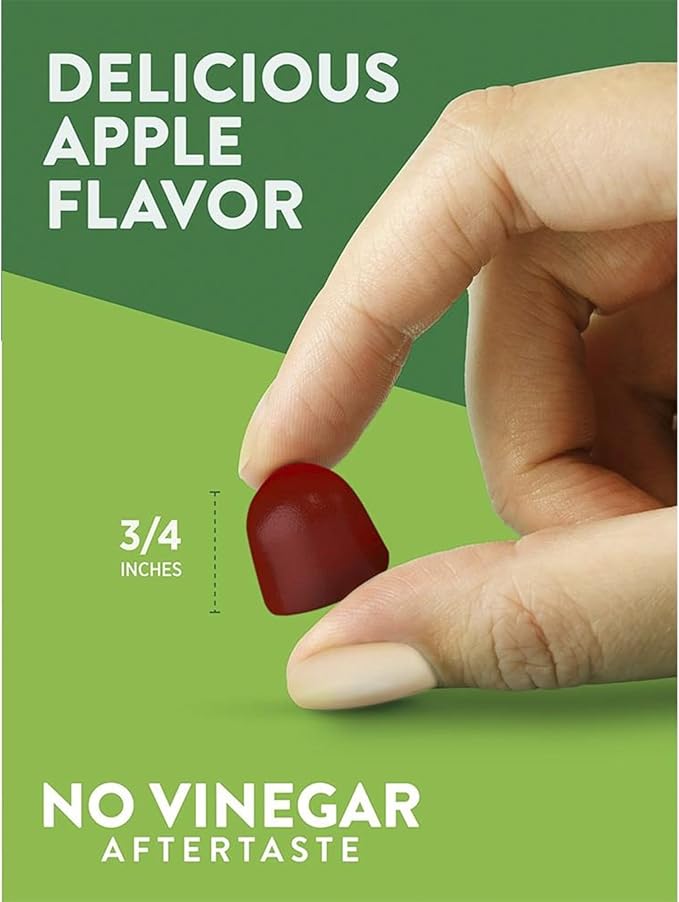 InfiniStore™ Medicine Pouch & Scented Moist Towelette Bundle with Nature Truth Apple Cider Vinegar Gummies, 120 Count, 400mg, Natural Apple Flavor - Non-GMO, Gluten Free, Vegan