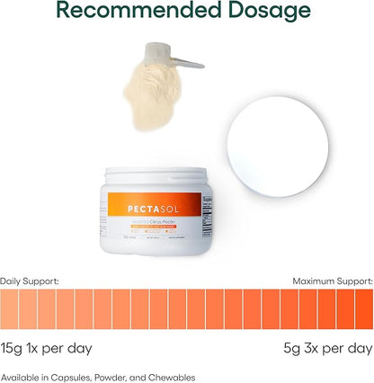PectaSol Modified Citrus Pectin – 150g Powder – Total-Body Health Supplement to Support The Heart, Immune System, Inflammation Response & Healthy Aging + Maintain Healthy Galectin-3 Levels