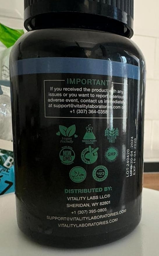 Natural Sleep Aid Supplement for Adults Without Melatonin - Non-Habit Forming Herbal Sleep - GABA, L-Theanine, Reishi Mushroom, Apigenin, Magnesium Glycinate, 5-HTP - 90 Vegan Capsules