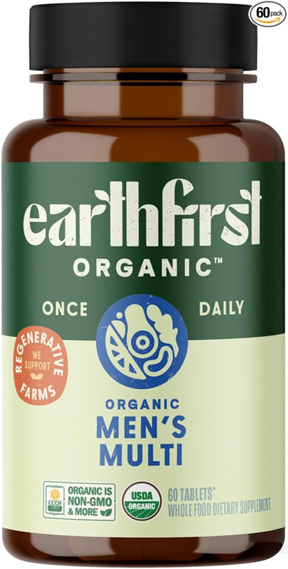 Men’s Multi Once Daily, Men's Multivitamin, 19 Vitamins from Herbs & Superfoods, 60 Count