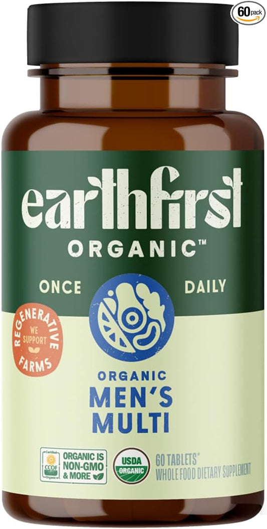 Men’s Multi Once Daily, Men's Multivitamin, 19 Vitamins from Herbs & Superfoods, 60 Count