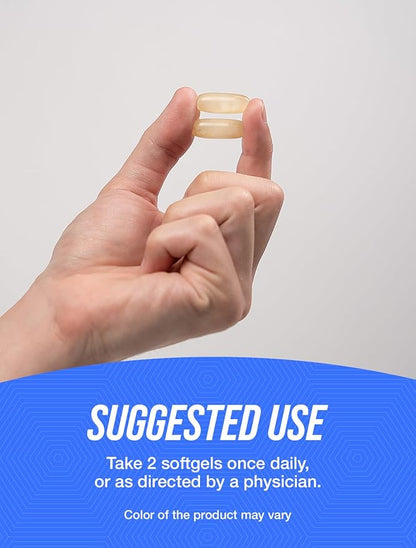 BulkSupplements.com Calcium Carbonate & Vitamin D3 Softgels - Calcium and Vitamin D3, Calcium & D3 Supplement for Immune Support - Gluten Free, 2 Softgels per Serving, 360 Count (Pack of 1)