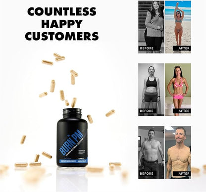 Sculpt Nation by V Shred Burn PM - Night Time Fat Burner - Appetite Suppressant and Weight Loss Support - Raspberry Ketones, Green Tea Extract, Melatonin - 60 Gluten Free Capsules