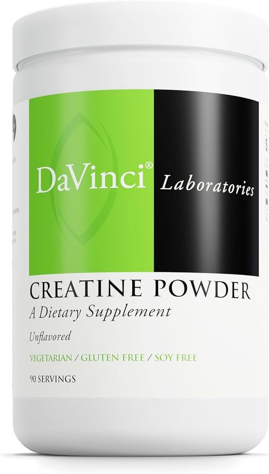 Creatine Powder - Amino Acid Drink Mix Powder for Muscle & Brain Health* - Vegetarian, Gluten-Free & Soy-Free - Unflavored, 90 Servings