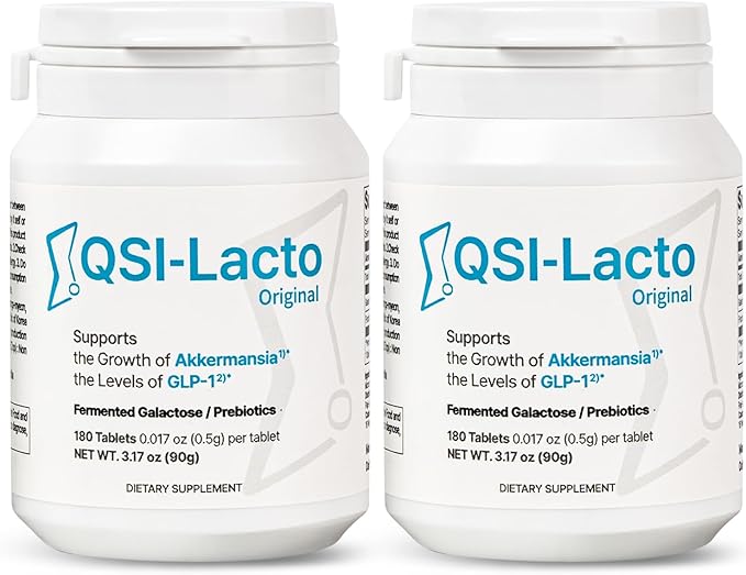 Original 2 Packs, 180 Servings, Naturally Supports GLP-1 Level Elevation, Galactose Included, Gut Health, Prebiotics, Chewable