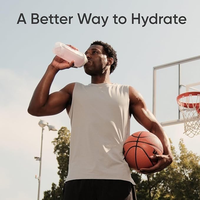 Sports Research Hydrate Electrolytes Powder - Sugar-Free & Naturally Flavored with Vitamins, Minerals, and Coconut Water - Supports Hydration - Cherry Pomegranate