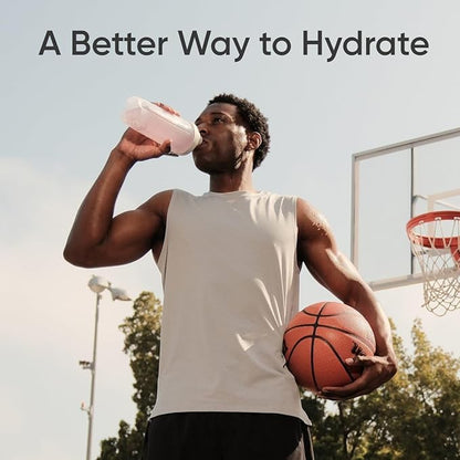 Sports Research Hydrate Electrolytes Powder - Sugar-Free & Naturally Flavored with Vitamins, Minerals, and Coconut Water - Supports Hydration - Raspberry Lemonade