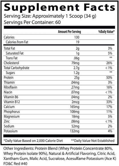 Insane Labz Insane Whey,100% Muscle Building Whey Protein, Post Workout, BCAA Amino Profile, Mass Gainer, Meal Replacement, 5lbs, 60 Srvgs, (Strawberries & Cream)