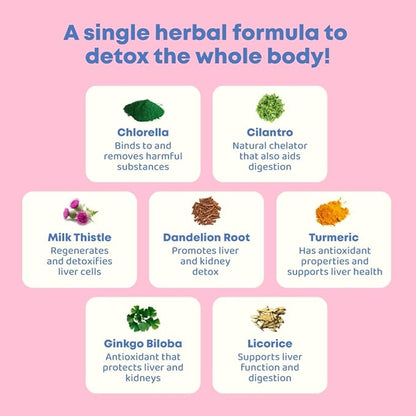 JoySpring Herbal Detox and Kids Cleanse | Herbal Detox with Cilantro Extract Provides a Toddler Detox for Kids | Support Speech, Improve Behavior with a Natural Detox for Kids with Cilantro Tincture