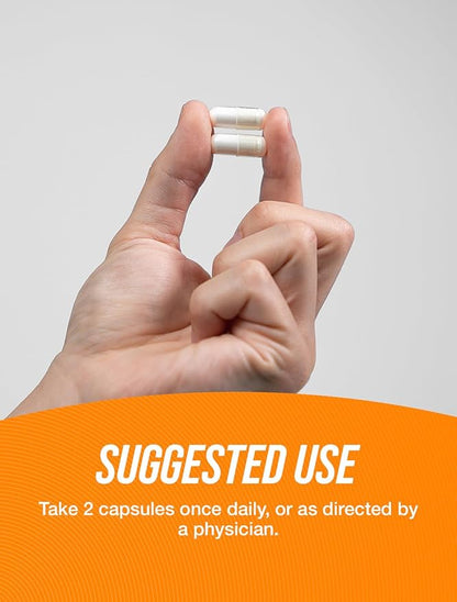 BulkSupplements.com N-Acetyl L-Glutamine Capsules - Glutamine Supplement, Glutamine 750mg - for Gut Health, Gluten Free, 2 Capsules per Serving, 360 Capsules (Pack of 1)