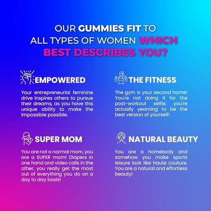 Multivitamin for Women - 60 Multivitamin Gummies - Vitamins for Women - Natural Fruit Flavor - Gluten Free & Non GMO
