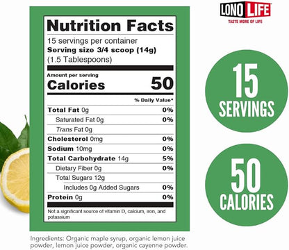 Cleanse Co- Master Cleanse Lemonade - Detox Lemonade Diet Powder - Organic, Gluten-Free - 8 oz Bulk Package- 15 Servings