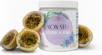 Strong + Sexy Fit, Health Supplement, Caffeine Free Non Stim Drink Powder, Supplements for Women, Lilikoi Nectar Flavor, 30 SVG