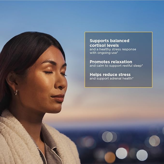 Integrative Therapeutics Cortisol Manager - Allergen-Free - Supplement with Ashwagandha and L-Theanine - Supports Relaxation & Calm to Support Restful Sleep* - 30 Tablets